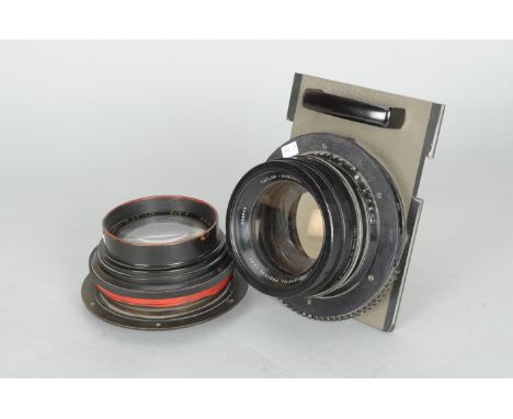 Two Taylor Hobson Lenses, a T T &amp; H 20 inch f/5.6 Aviar lens, serial no. 73049, marked with military broad arrow,barrel G