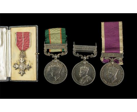 A Fine Set of Military Medals Awarded to Lieutenant Patrick McLaughlin of the Border Regiment - Died of Wounds In Active Serv