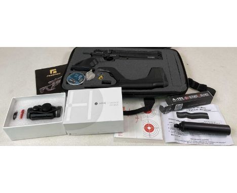 REXIMEX MITO; a synthetic regulated air pistol carbine, weight 0.6kg, barrel length 200mm, overall length 360 mm, magazine ca