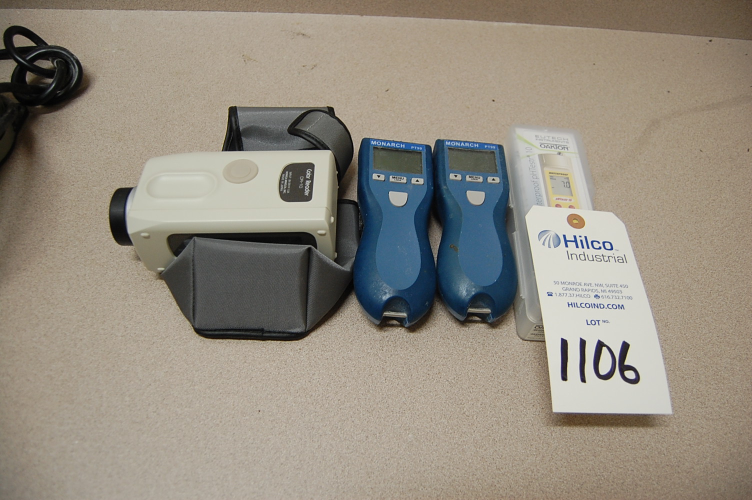 Konica Minolta Model CR10 Color Reader, with (2) Monarch PT99 Pocket