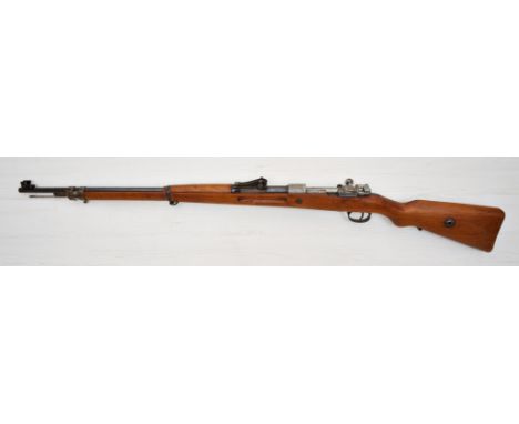 Sammlung bayrische Ordonanzwaffen: Gewehr 98 (nummerngleich) der Firma AMBERG aus dem Jahre 1917 im Kaliber 8 x 57m JS mit de