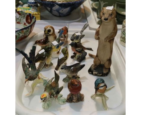 A collection of Beswick/Hummel birds 