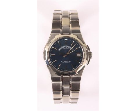 VACHERON CONSTANTIN, GENEVEA Stainless Steel GENTLEMAN'S CHRONOMETER AUTOMATIC WRIST WATCH dated 1998Overseas model with cent