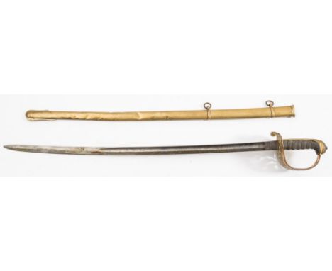 A Victorian Royal Engineer Volunteer's dress sword by Pillin, London:, number 5215, the acid etched blade with crown and 'VR'