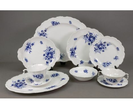 A Royal Albert Connoisseur pattern part tea and dinner service, 64 pieces.