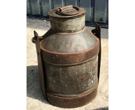 A vintage style milk pail