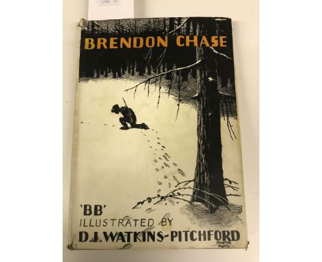 B B "Brendon Chase" illustrated by D.E.J. Watkins-Pitchford, first edition 1944 Book Production War Economy Standard, tooled 