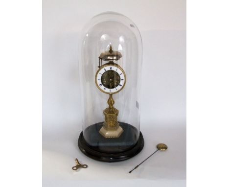 Good French ormolu two train pillar mantle clock, the Pons movement inscribed Hatton, Paris, striking the hours and quarters 