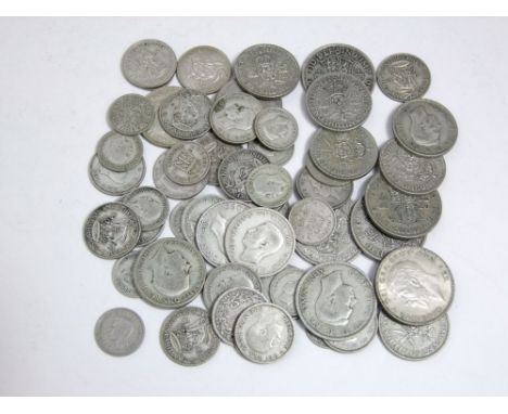 Collection of English silver coinage post 1920, pre 1947, 13 oz