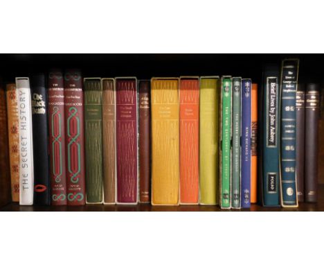 Folio Society. Works to include Aubrey (John) Brief Lives, The Decameron, First Five Days and Second Five Days, The Secret Hi
