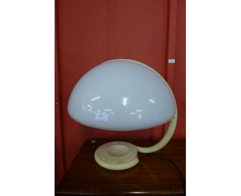 An Italian Martinelli 599 Snake model table lamp, designed by Elio Martinelli 