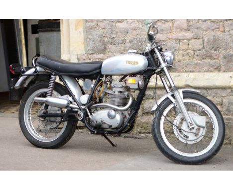 On the instructions of South Gloucestershire District Council, Court of Protection - A Triumph T255S Blazer 250cc motorbike, 