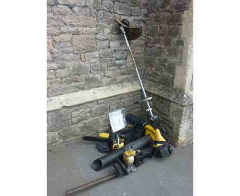 One lot of McCulloch garden power tools comprising a MD320i AV petrol strimmer, a Tivoli 60 petrol hedge trimmer a Super Airs