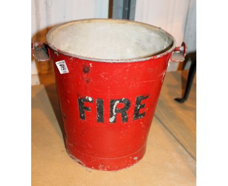 Vintage fire bucket