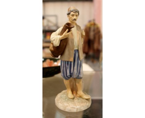 Royal Worcester Eastern water carrier figurine 