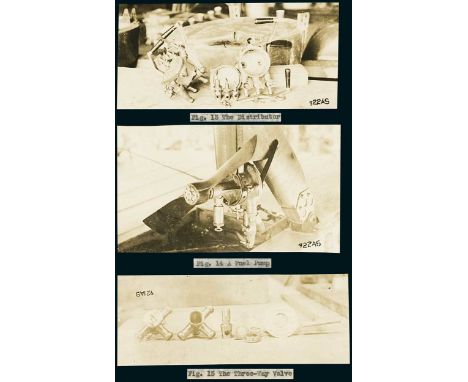 Memorabilia AeronauticaSol E. HUTTON. U.S. ARMY Notes on the Caproni 600 night bombing biplane. Eccezionale e rarissimo docum
