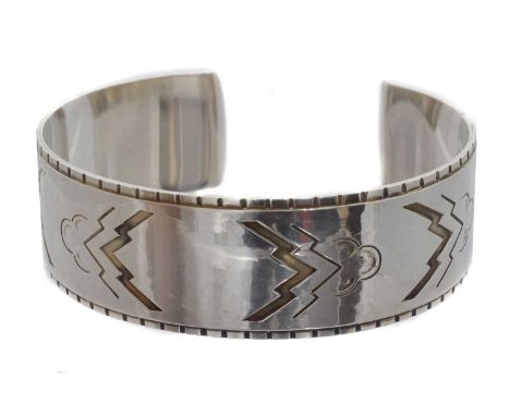 A 1960s silver Georg Jensen bangle, no. 38. Designed by Harald Nielsen for Georg Jensen, maker's marks, import marks for Lond
