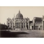 Anderson, James and Tommaso Cuccion...: View of St. Peter's Basilica; Fountain of St. Peter's Sq...