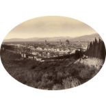 Alinari, Fratelli: Panoramic view of Florence from San Miniato; Florence: L...
