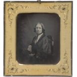 Daguerreotypes: Portrait of a woman (Minna Schweitzer)