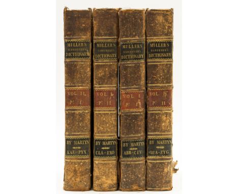 NO RESERVE Miller (Philip) The Gardener's and Botanist's Dictionary, 4 vol.., engraved plates, some foxing, contemporary spri