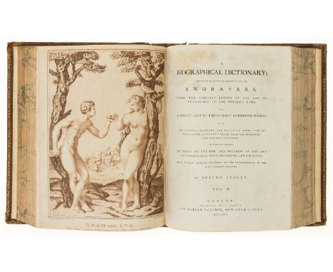 Strutt (Joseph) A Biographical Dictionary... of all the Engravers, 2 vol. in 1, first edition, 20 engraved plates, some stipp