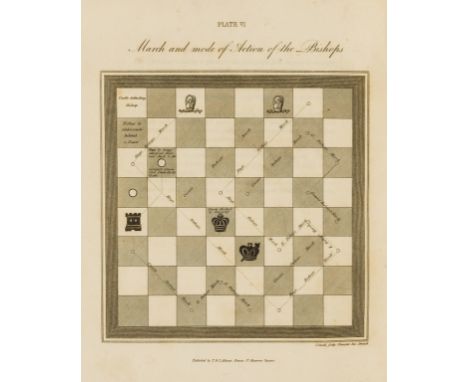 Chess.- Kenny (W.S.) Practical Chess Grammar, fifth edition, half-title, title in red &amp; black, 10 engraved plates of boar