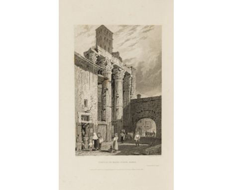 Roscoe (Thomas) The Tourist in Italy. [The Landscape Annual 1831-1833], 3 vol., large paper copies with engravings on india p