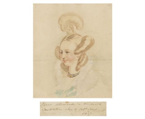 NO RESERVE Royal Military Academy, Woolwich.- Chalon (Alfred Edward, Swiss portrait painter, 1780-1860) Portrait of a young l