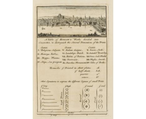 Vertue (George, editor) A Description of the Works of the Ingenious Delineator and Engraver Wenceslaus Hollar..., first editi