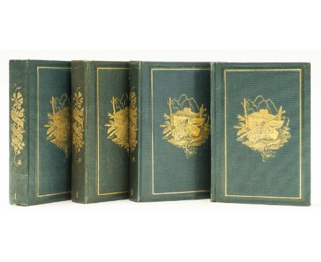 Botany.- Weber (J. C.) Die Alpen-Pflanzen Deutschlands un der Schweiz, 4 vol., vol. 1-3 second edition, vol. 4 (supplement) f