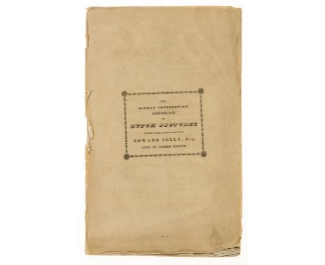 NO RESERVE Solly (Edward) [Sale Catalogue] A Catalogue of the Collection of Dutch Pictures of the First Class...and a few Cab