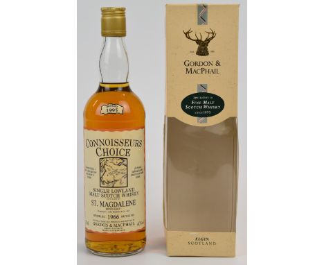 St Magdalene Distillery 'Connoisseurs Choice' Single Lowland Malt Scotch Whisky, 1966, bottled by Gordon & MacPhail 1995, 40%