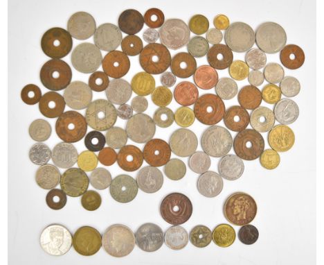 African base metal and silver coinage including Biafra, Southern Rhodesia, British West Africa, Belgian Congo, German East Af