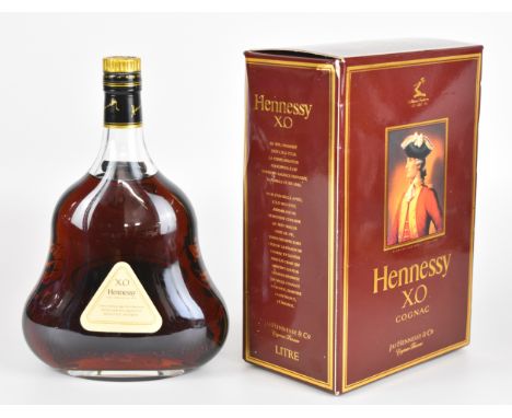 Hennessy XO Cognac, 40% vol, 1L, in original box.PLEASE NOTE ALL ALCOHOL & TOBACCO ITEMS ARE SUBJECT TO OVER 18 CHECK ON COLL