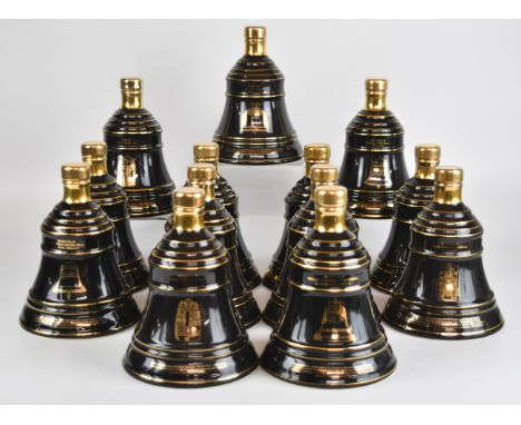 Thirteen Bell's Fine Old Scotch Whisky celebration decanters, 12 years old, 43% vol, 75cl.PLEASE NOTE ALL ALCOHOL & TOBACCO I