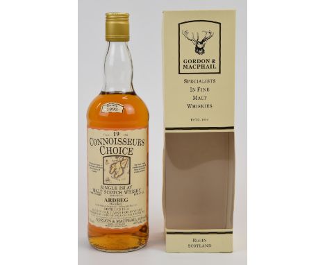 Ardbeg Distillery 'Connoisseurs Choice'  19 year old Single Islay Malt Scotch Whisky, 1974, bottled by Gordon & MacPhail 1993