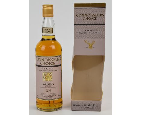 Ardbeg Distillery 'Connoisseurs Choice' Islay Single Malt Scotch Whisky, 1975, bottled by Gordon & MacPhail 1997, 40% vol, 70