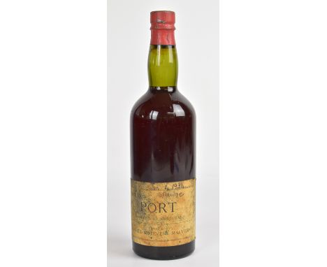 Fine Old Port, Product of Portugal, bottled for Howell & Stevens of Malvern, with 1934 hand written to the label. PLEASE NOTE