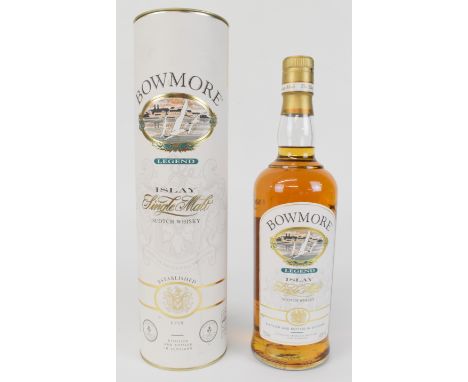 Bowmore Legend Islay Single Malt Scotch Whisky, 70cl, 40% vol, in original presentation tube. PLEASE NOTE ALL ALCOHOL & TOBAC