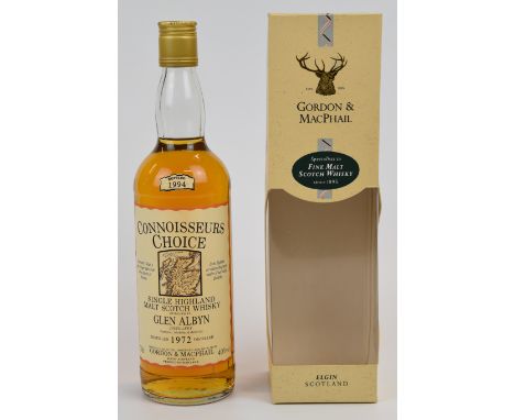 Glen Albyn Distillery 'Connoisseurs Choice' Single Highland Malt Scotch Whisky, distilled 1972, bottled by Gordon & MacPhail 