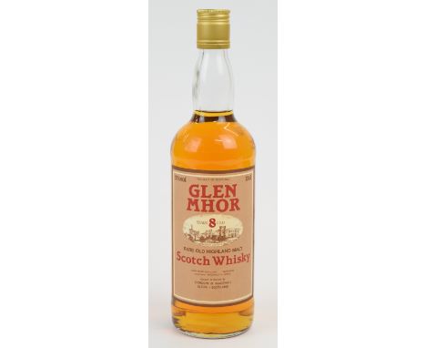 Glen Mhor 8 year old Rare Old Highland Malt Scotch Whisky, bottled by Gordon & MacPhail, 57% vol, 75cl. PLEASE NOTE ALL ALCOH