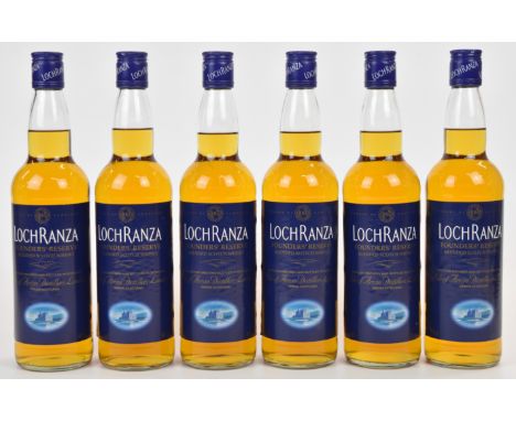 Six bottles of Arran Distillers Loch Ranza Founders' Reserve Scotch Whisky, 40% vol, 70cl. PLEASE NOTE ALL ALCOHOL & TOBACCO 