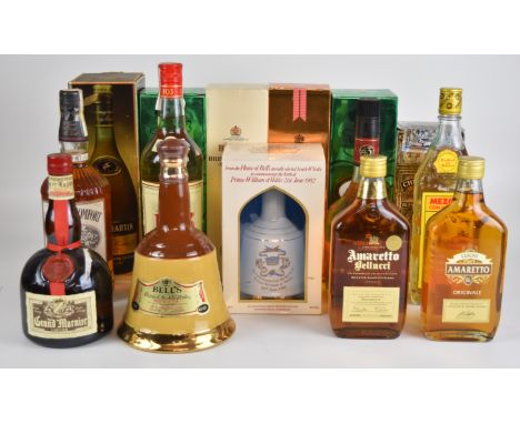 Fifteen bottles of mixed liqueurs and spirits to include Remy Martin Cognac 40% 68cl, Harvey's Bristol Cream 17.5% 75cl, Crof