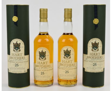 The Macallan distillery 'Hart Brothers Finest Collection' 25 year old Single Malt Scotch Whisky, 1971, 43% vol, 70cl, in orig