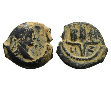 Dated RY 17 (AD 113/4). AD 98-117. Laureate head to right / Hemhem crown, L I-Z (date) below. RPC III 4820; Dattari (Savio) 7