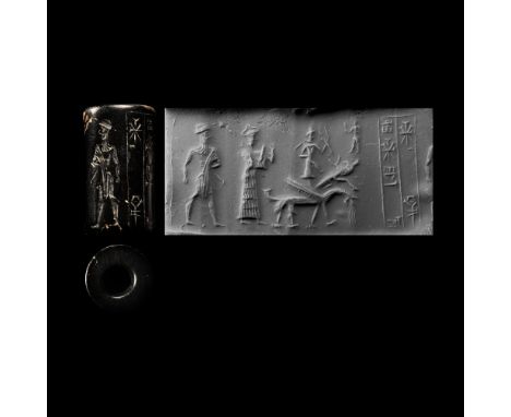 Circa 1900-1600 B.C. Accompanied by a copy of an old scholarly note, typed and signed by W.G. Lambert, late Professor of Assy