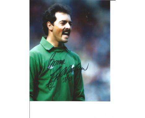 Football Bruce Grobbelaar 10x8 Signed Colour Photo Pictured While Playing For Liverpool. Good Condition. All autographs are g