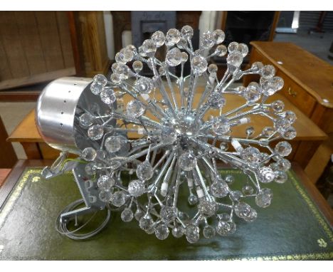 A 1960's style ceiling light