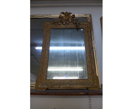 A 19th Century French gilt gesso framed mirror